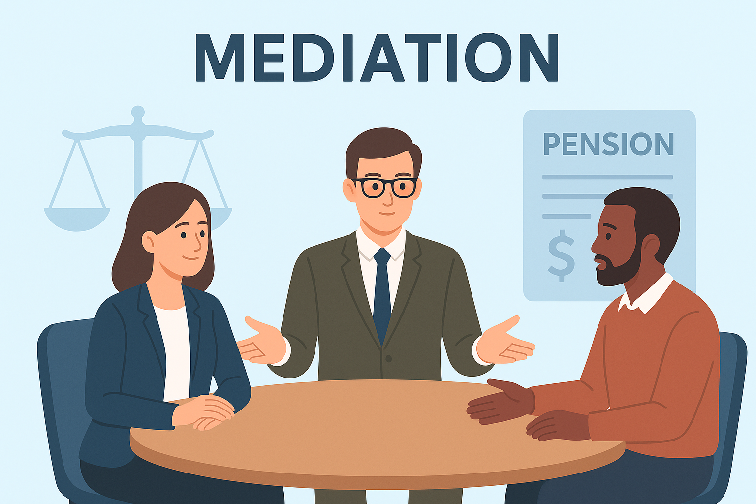 pensioen mediation afbeelding